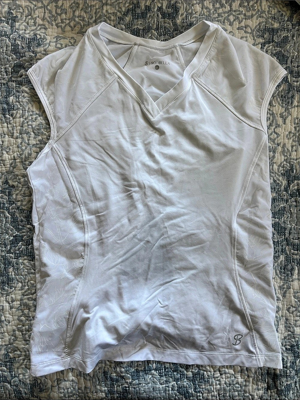 Sofibella Women's Bliss Tie-Back Short Sleeve